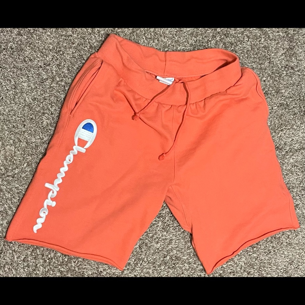 Champion Orange Basketball Shorts L